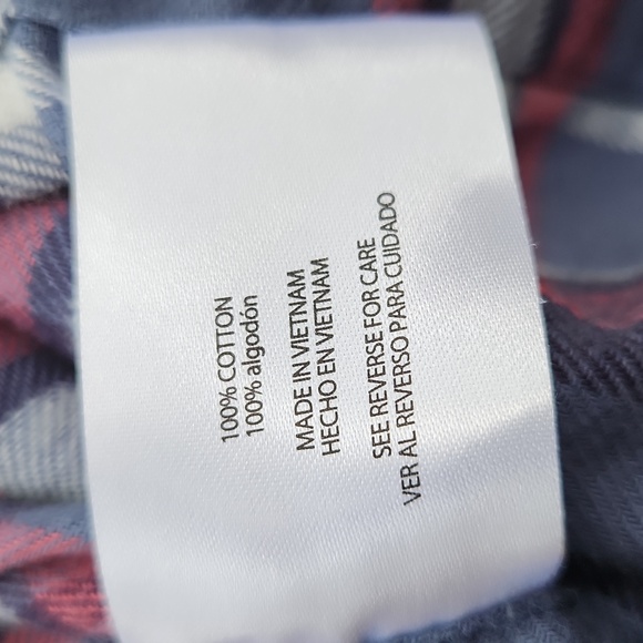 EUC womens "WoolRich" plaid button down thermal shirt - Picture 9 of 9